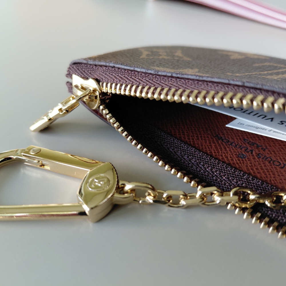 Louis Vuitton Brown Monogram Key Pouch Wallet - Picture 10 of 12